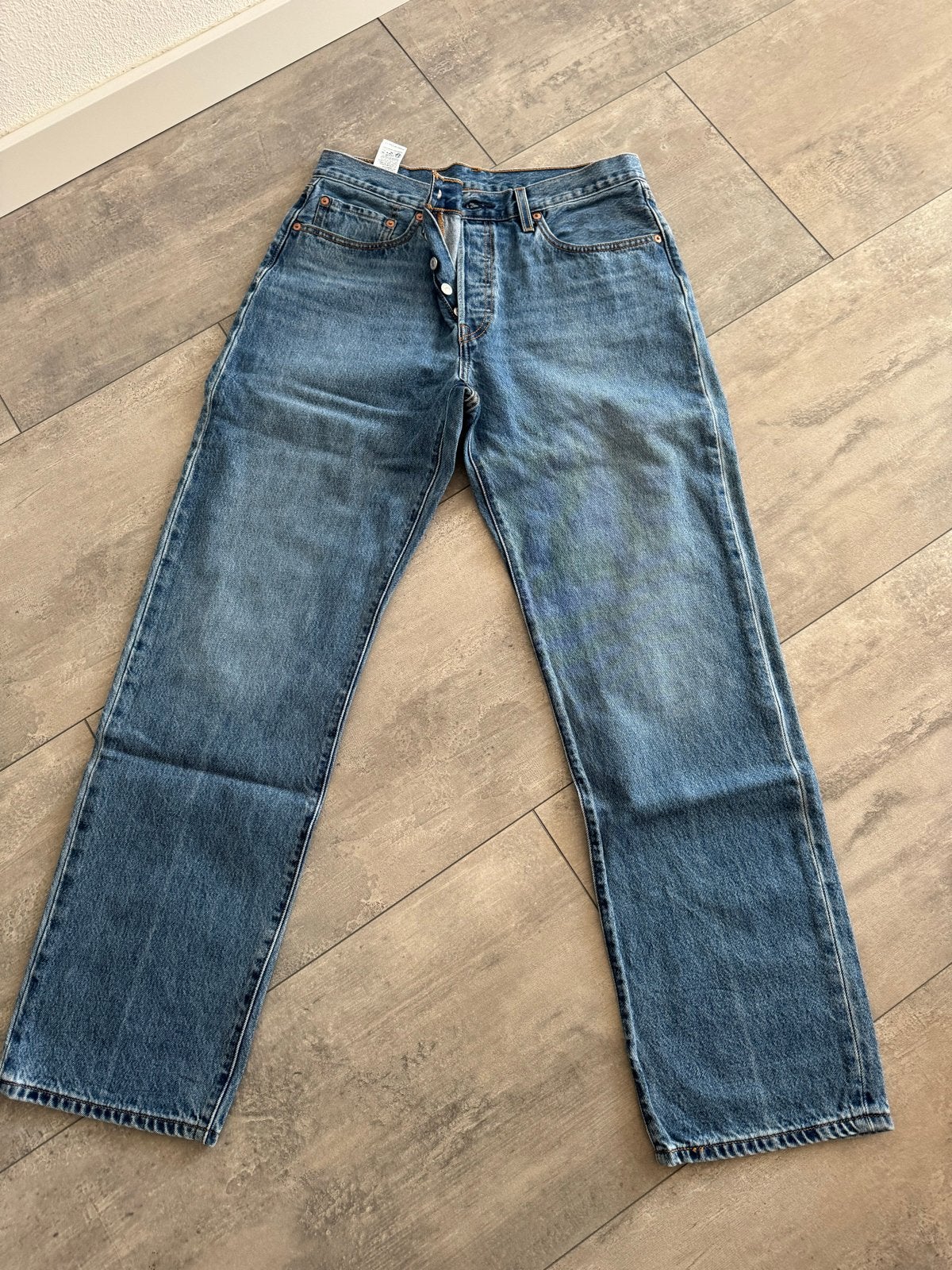 Levi's 501 Spijkerbroek W30 L32 - Zo goed als nieuw, Ophalen, Zo goed als nieuw, Blauw, W30 - W32 (confectie 38/40)