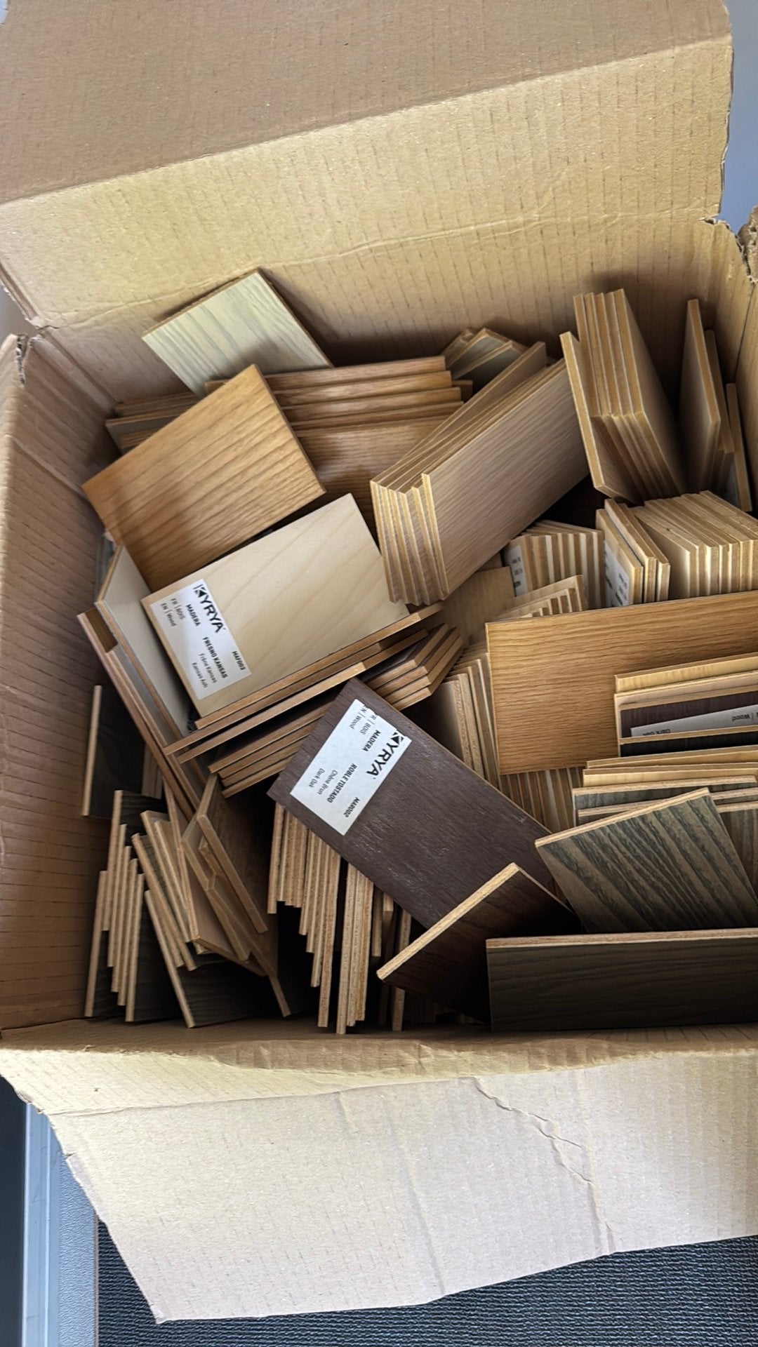 Houten plankjes 3 dozen, Hobby en Vrije tijd, Ophalen, Overige thema's, Nieuw, Meerkleurig