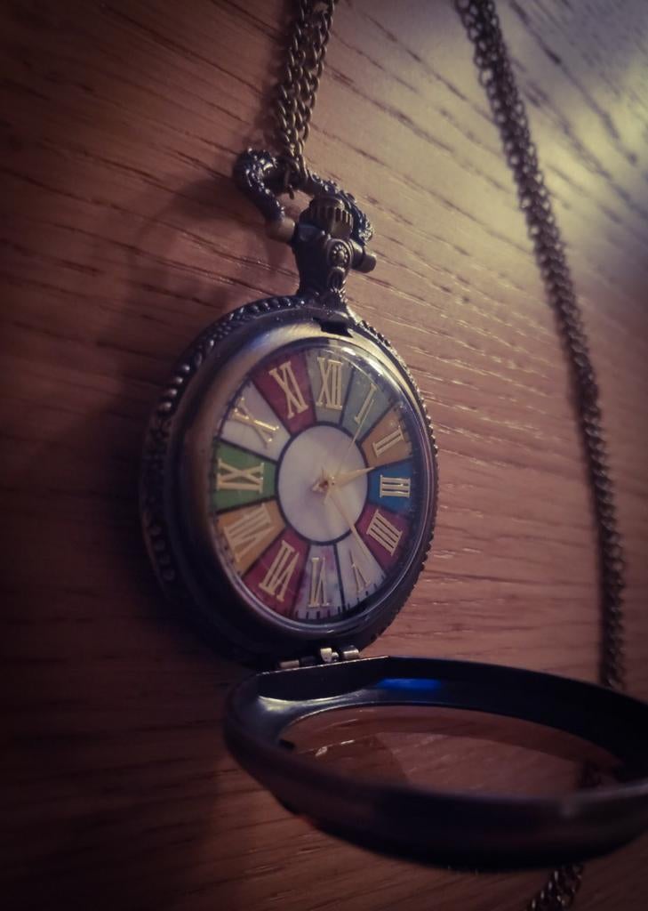 Horlogeketting Kleurrijke Wijzerplaat, Overige kleuren, Verzenden, Nieuw, Overige materialen