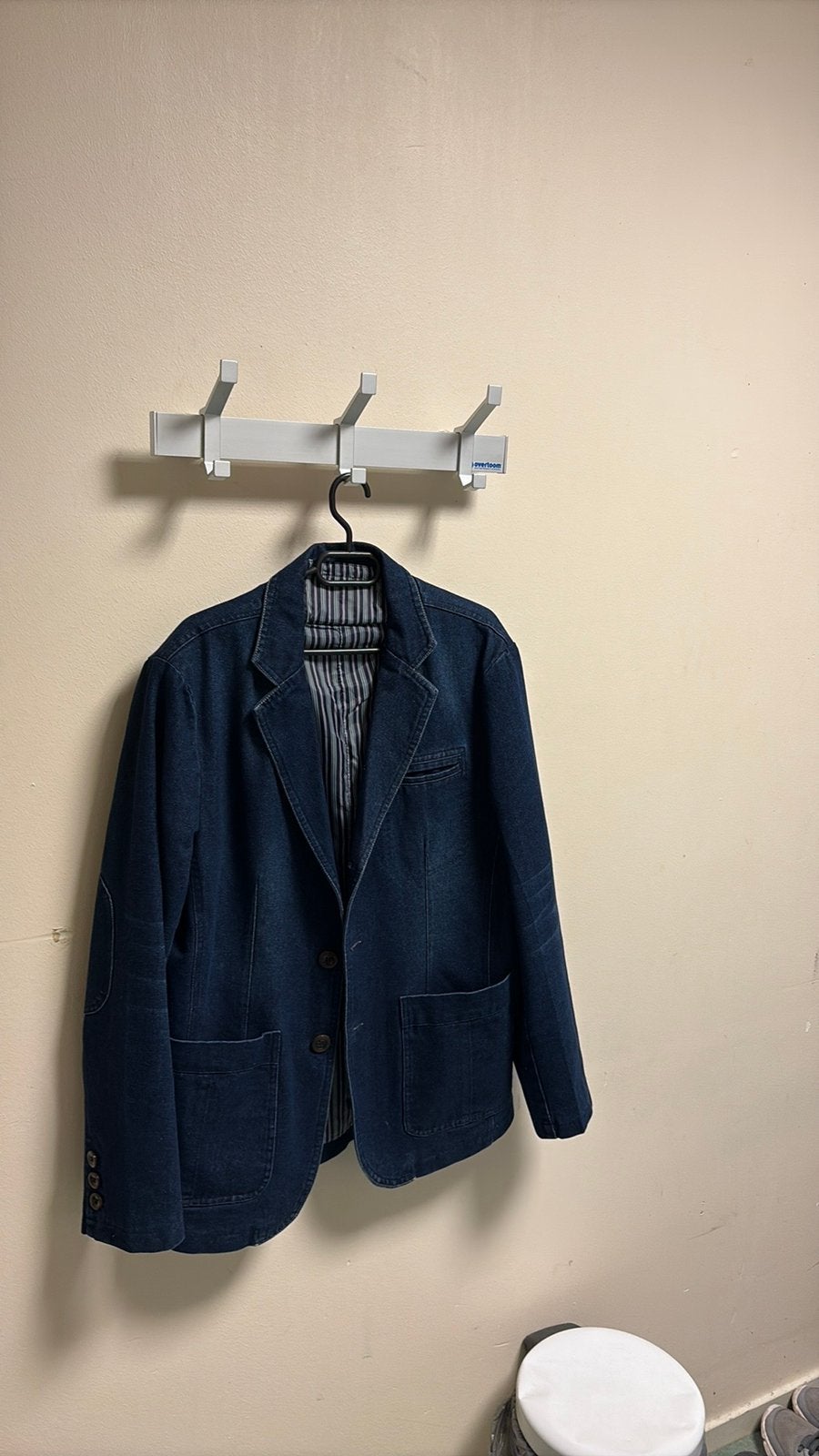 Stijlvol spijkerjasje / blazer - Maat M (48/50), Kleding | Heren, Kostuums en Colberts, Ophalen, Zo goed als nieuw, Maat 48/50 (M)