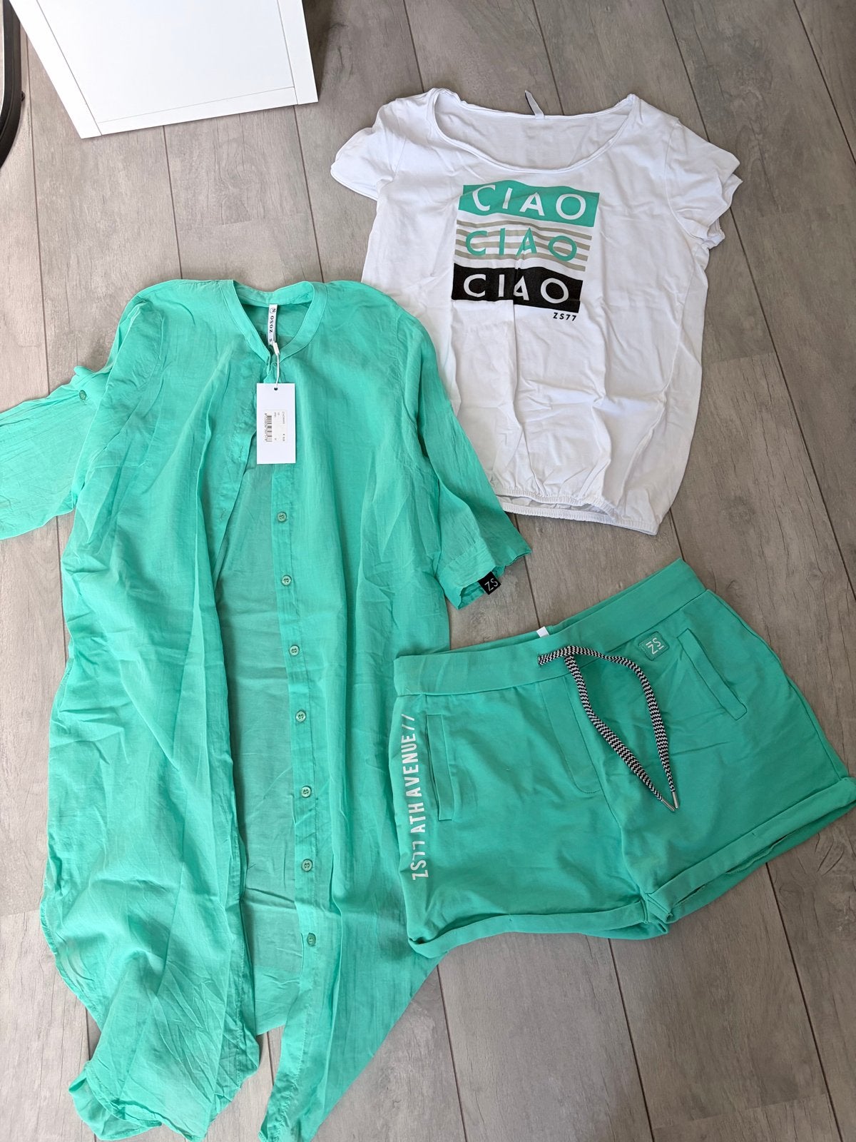 Zoso set: blouse, broekje en shirt maat M, Ophalen of Verzenden, Zo goed als nieuw, Maat 38/40 (M), Groen
