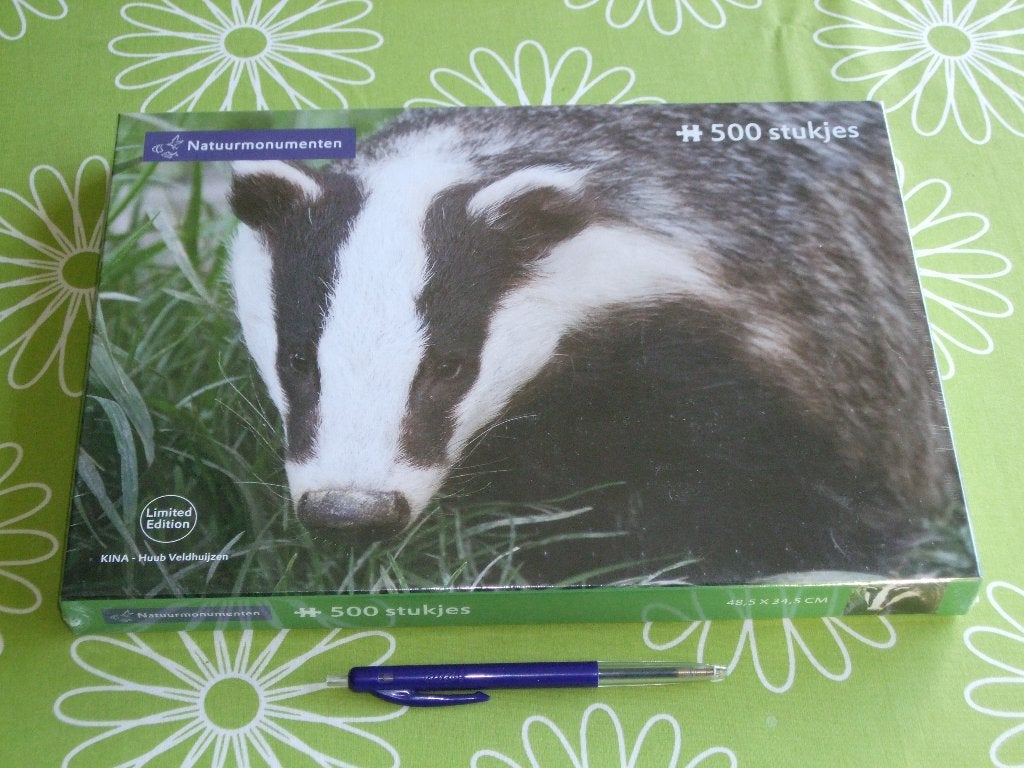 Nieuw in seal: Das - Natuurmonumenten Limited Edition 500 st, Hobby en Vrije tijd, Ophalen of Verzenden, 500 t/m 1500 stukjes