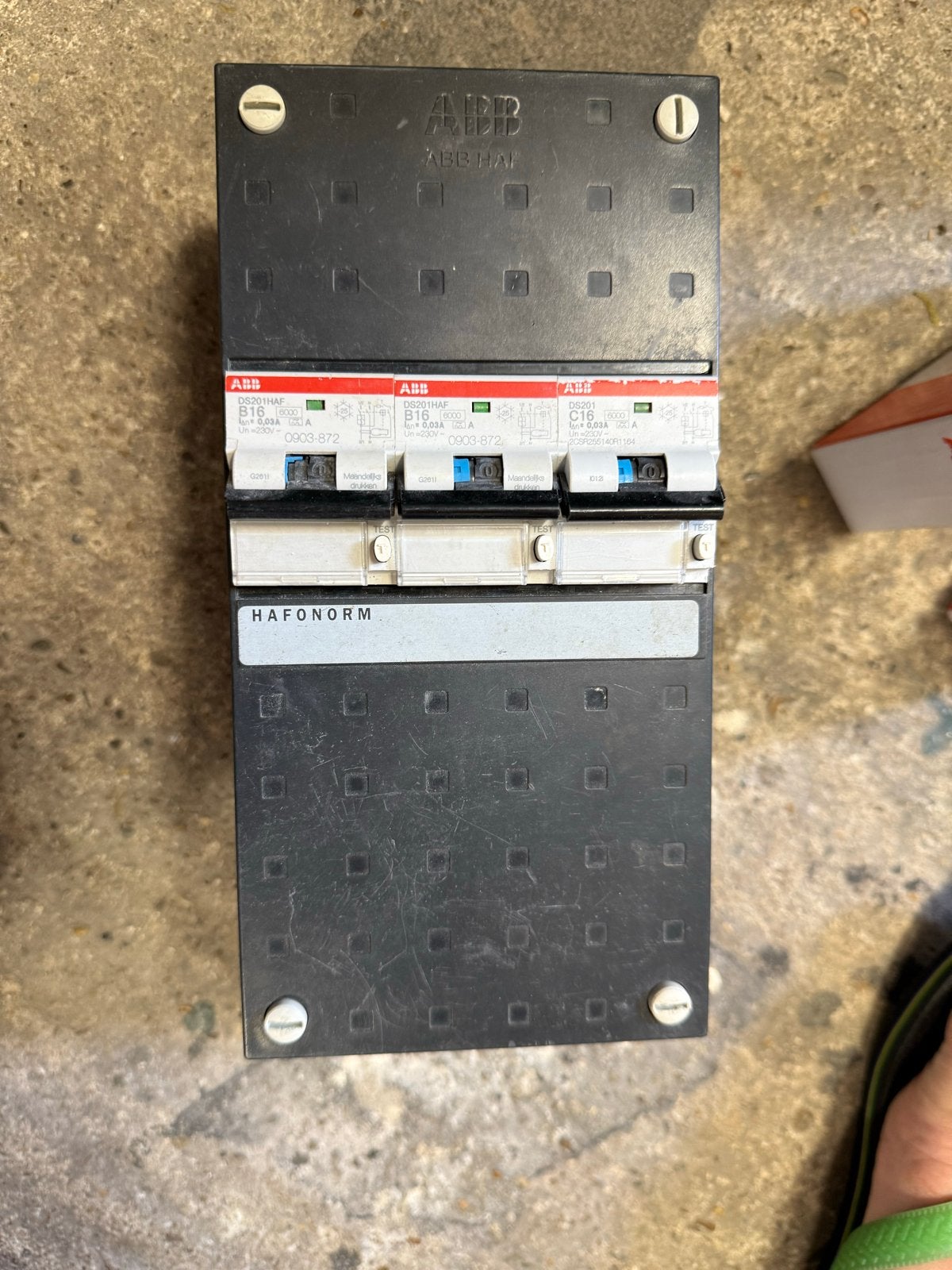 ABB HAF lege groepenkast 110x220 HLD11V, Doe-het-zelf en Verbouw, Elektra en Kabels, Ophalen of Verzenden, Gebruikt, ABB, Groepenkast