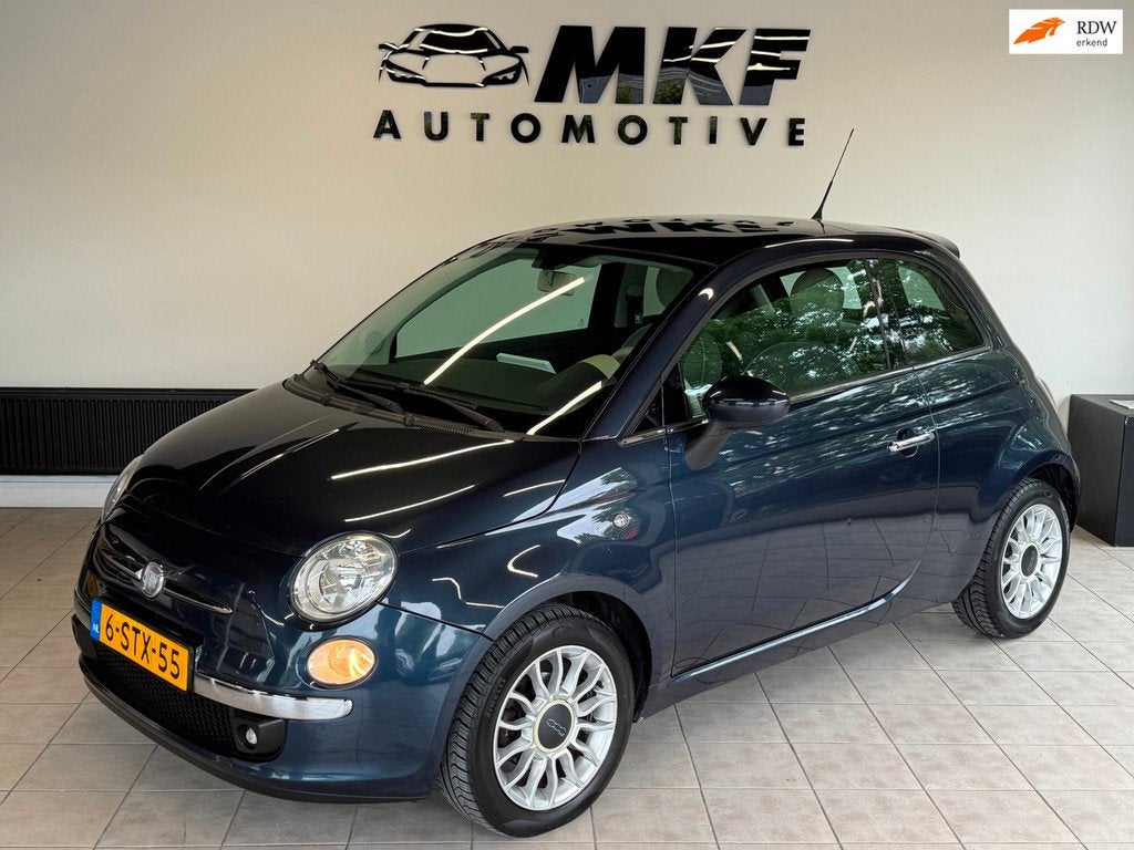 Fiat 500 1.2 Naked 2008 Airco/CARPLAY/LMV/PANO/NAVI/APK/NAP!, Auto's, Voorwielaandrijving, Gebruikt, 1242 cc, 4 cilinders