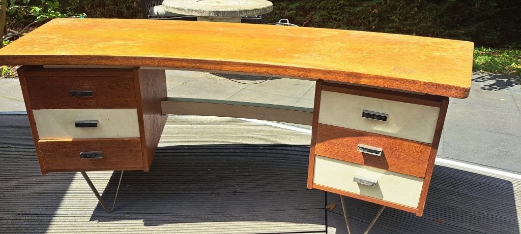 Vintage bureau (opknapper), Ophalen, Gebruikt, Hout, Overige merken