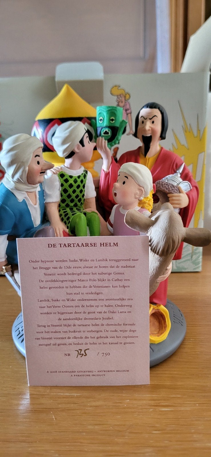 Bob & Bobette: De Tartaarse Helm - Beeldje met lichte schade, Verzamelen, Ophalen of Verzenden