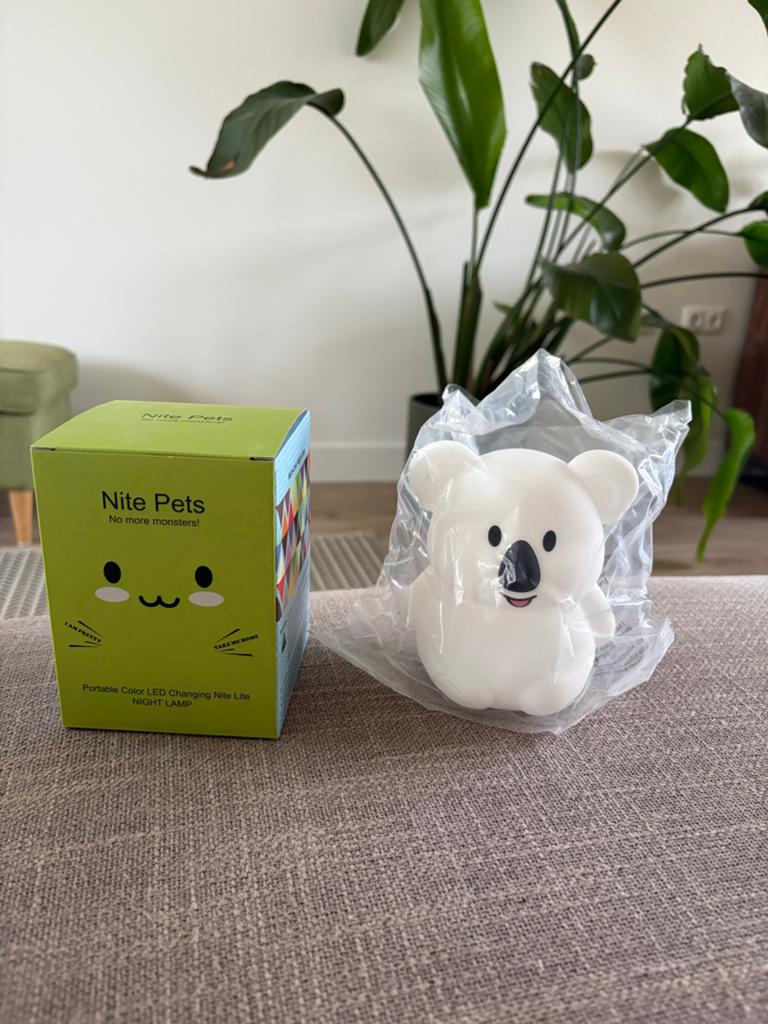 Nite Pets Koala Nachtlamp - Kleurveranderend LED, Ophalen, Nieuw