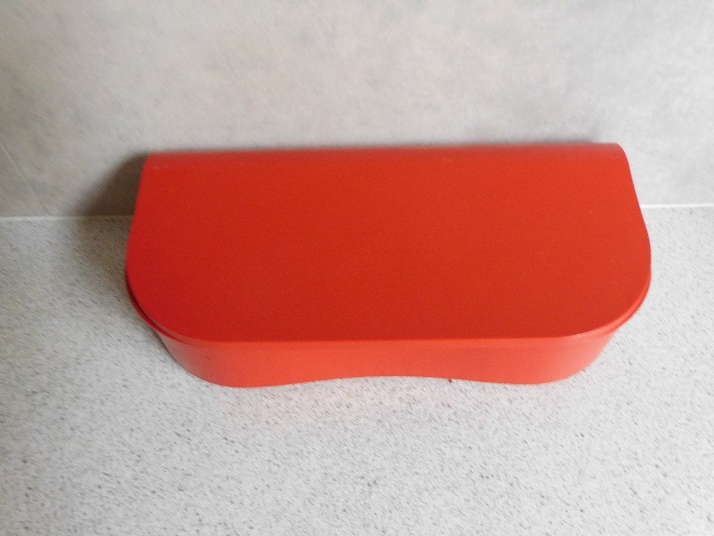 Desk Organiser 30x15x7,5 cm. Enzo Mari 1992 Danese Milano, Antiek en Kunst, Gemerkt, Ophalen of Verzenden, Rood, 15 cm