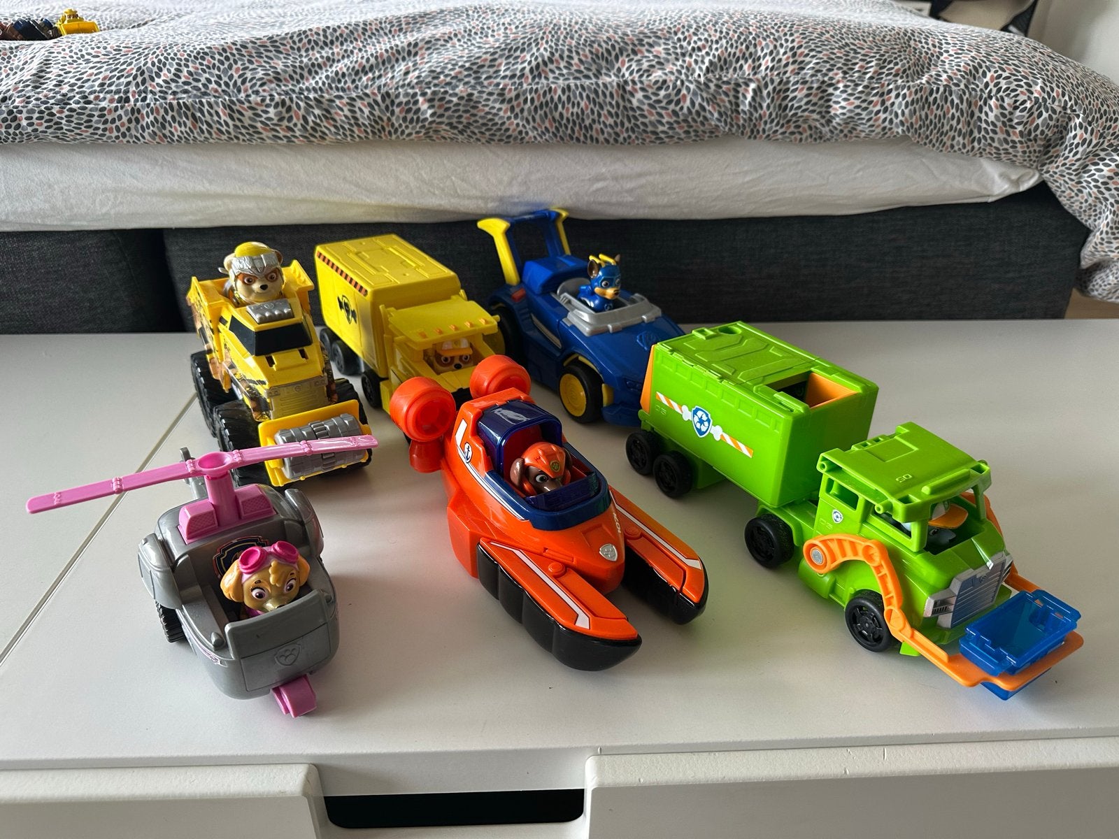 Paw Patrol Voertuigen en Figuren Set, Kinderen en Baby's, Speelgoed | Speelgoedvoertuigen, Ophalen of Verzenden, Gebruikt
