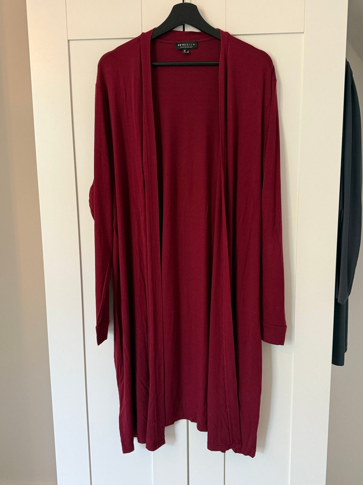 Ivybella lang dunner vest Bordeaux maat 2 (48-50), Kleding | Dames, Ophalen of Verzenden, Zo goed als nieuw, Rood, Trui of Vest