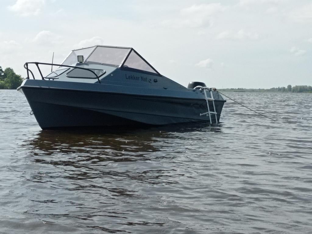 Zeewaardige Shetland 535  sheltie visboot/ toerboot/, Watersport en Boten, Ophalen, Polyester, Benzine, Tot 6 meter