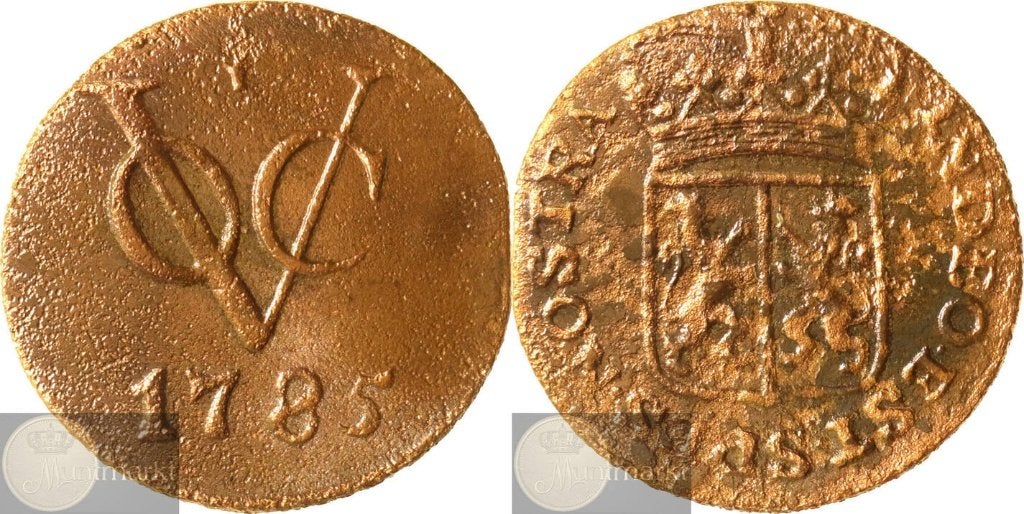 V.O.C. - Gelderland - Duit 1785 'Gelria', Ophalen of Verzenden, Vóór koninkrijk, Overige waardes, Losse munt