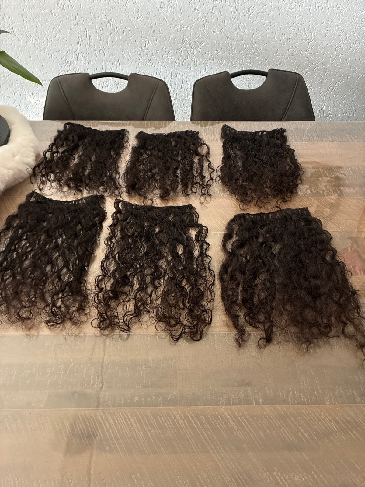 100% Echt Haar Weft Extensions - Chocolade Bruin, Ophalen of Verzenden, Zo goed als nieuw, Pruik of Haarverlenging