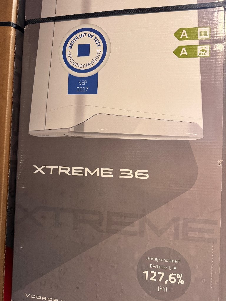 Intergas Xtreme 36 - Nieuw in doos, 30 tot 80 cm, Cv-ketel of Combi-ketel, Nieuw, Minder dan 60 cm