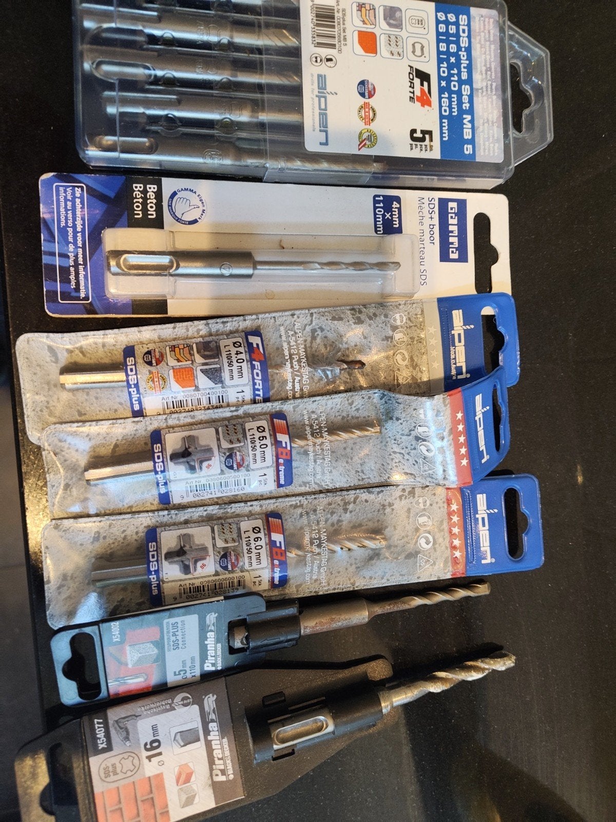 ALPEN SDS-plus hamerboorset, Ophalen of Verzenden, Boor- en/of Breekhamer