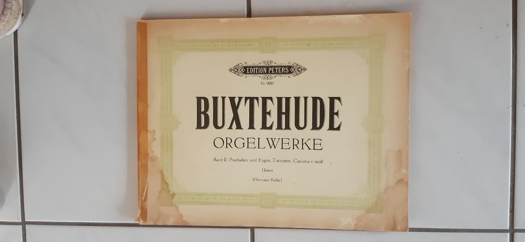 Bladmuziek orgel gevorderd:Buxtehude,Clerambault   Dandrieu, Orgel, Klassiek, Ophalen of Verzenden, Zo goed als nieuw