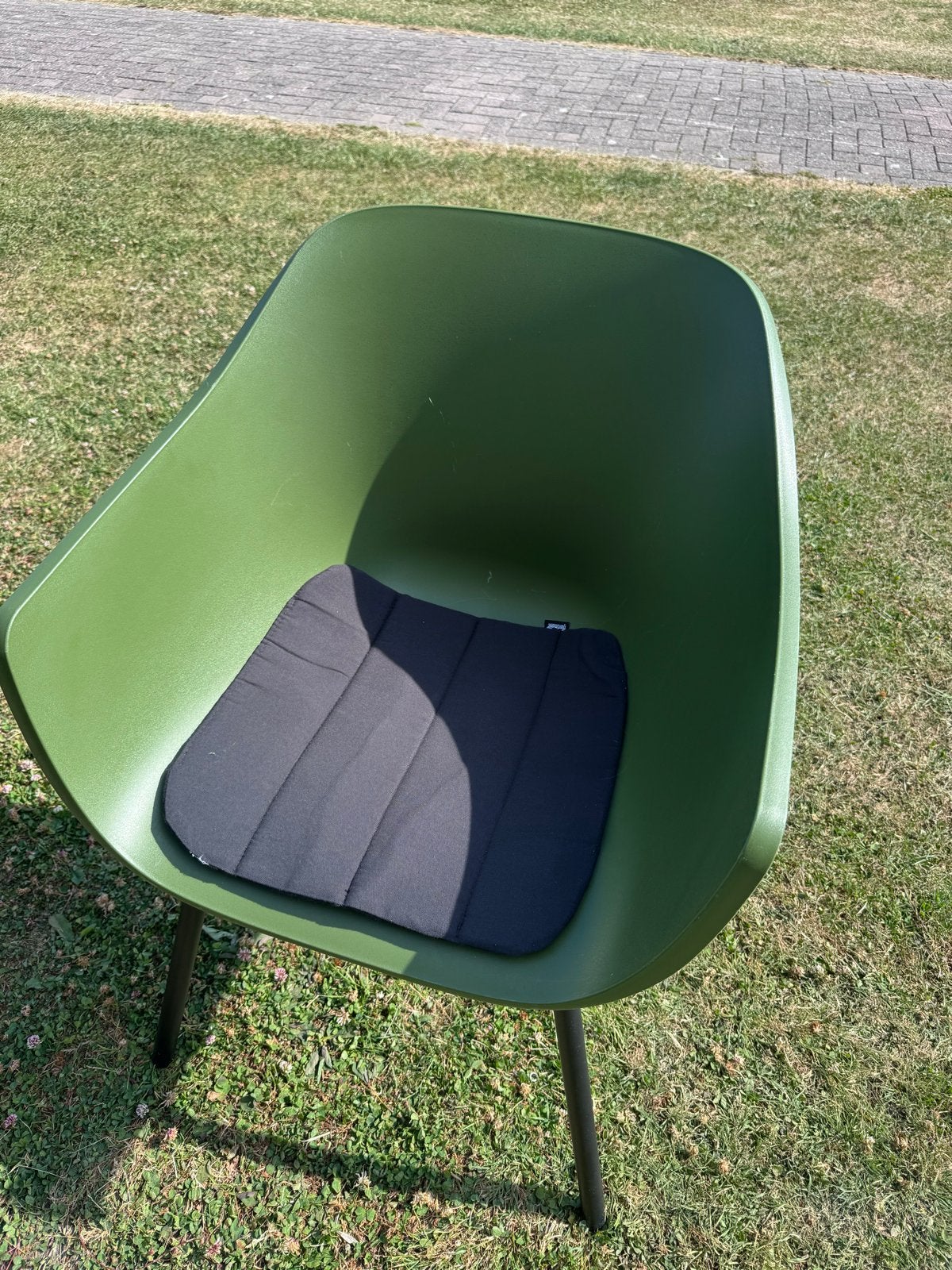 Hartman Sophie Element dining armstoel - groen - 4 stuks, Huis en Inrichting, Stoelen, Ophalen, Kunststof, Gebruikt, Overige kleuren