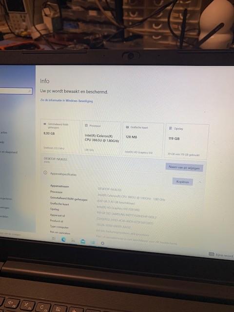 lenovo laptop, Gebruikt, Met videokaart, 8 GB, Minder dan 2 Ghz
