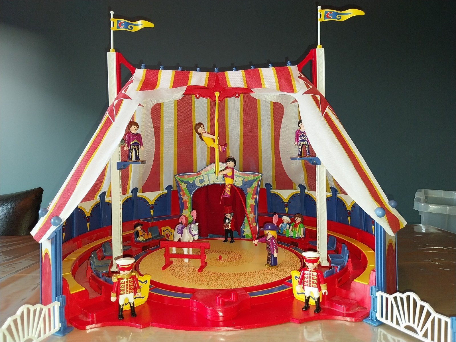 Playmobil Circustent met draaibare piste en extra's