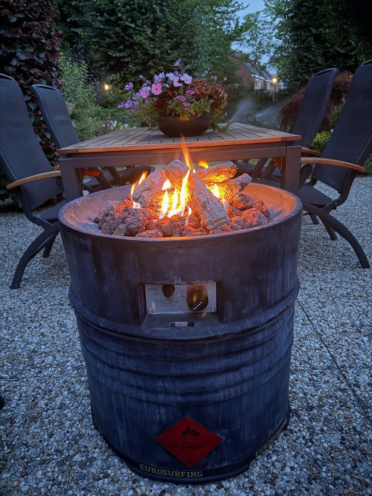 Cozy Living Vuurton, Barrel, Firepit, van Garden Impressions, Ophalen, Gebruikt