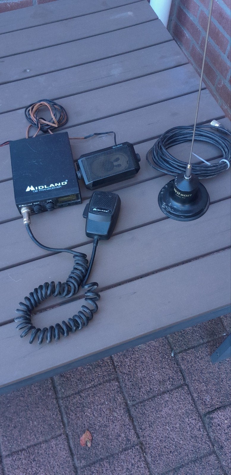 Midland Alan 121 27MC zendbakkie met accessoires, Ophalen of Verzenden, Gebruikt, Zender en Ontvanger