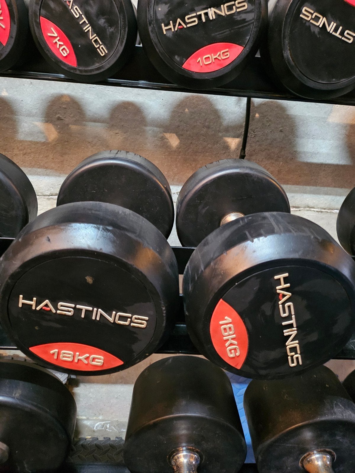Hastings Dumbbells - 18kg, Ophalen, Gebruikt, Rug, Dumbbell