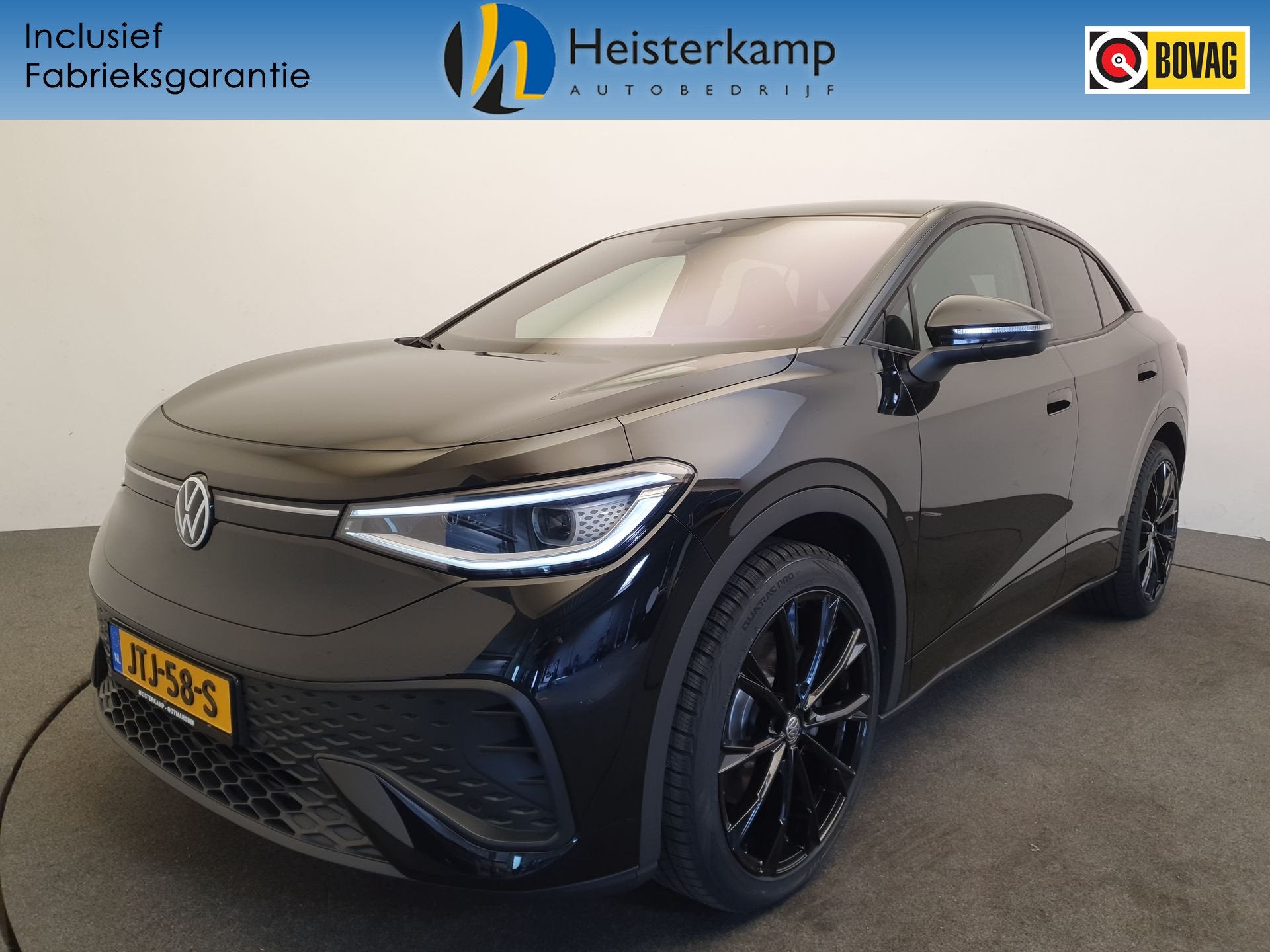 Volkswagen ID.5 Pro Business 77 kWh Panoramadak, Topsport st, Auto's, Volkswagen, Automaat, Achterwielaandrijving, 495 min, Zwart