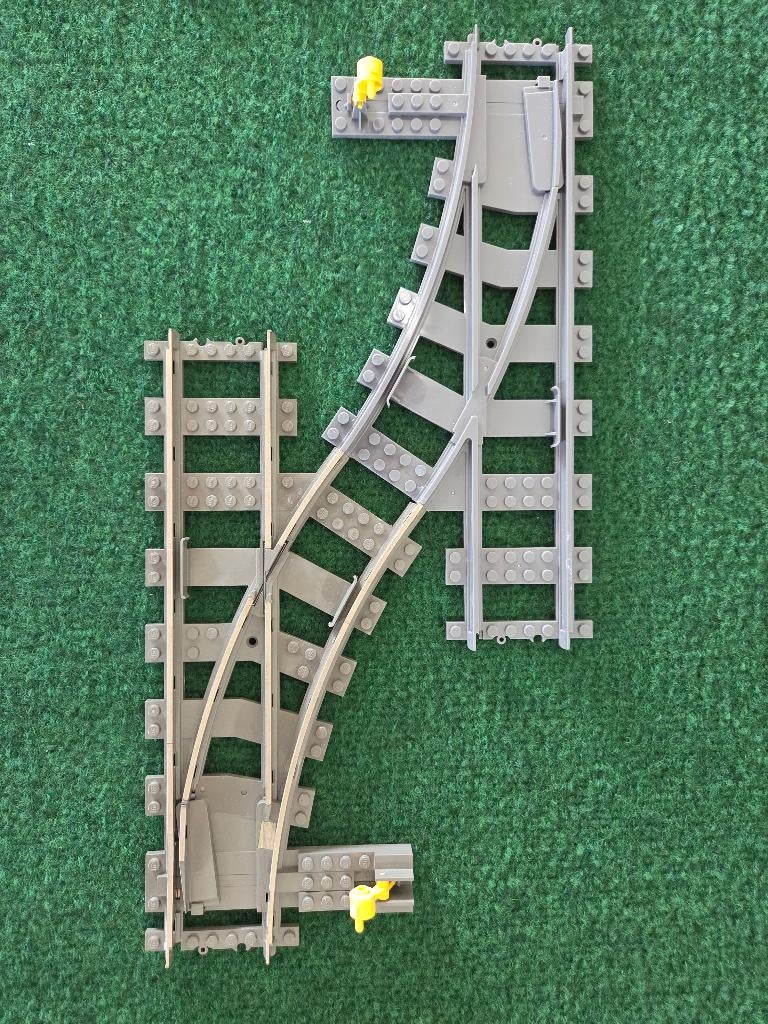 Lego trein set wissels 9v naar nieuwe rails, MOC (eigen creatie), Lego, Ophalen of Verzenden, City