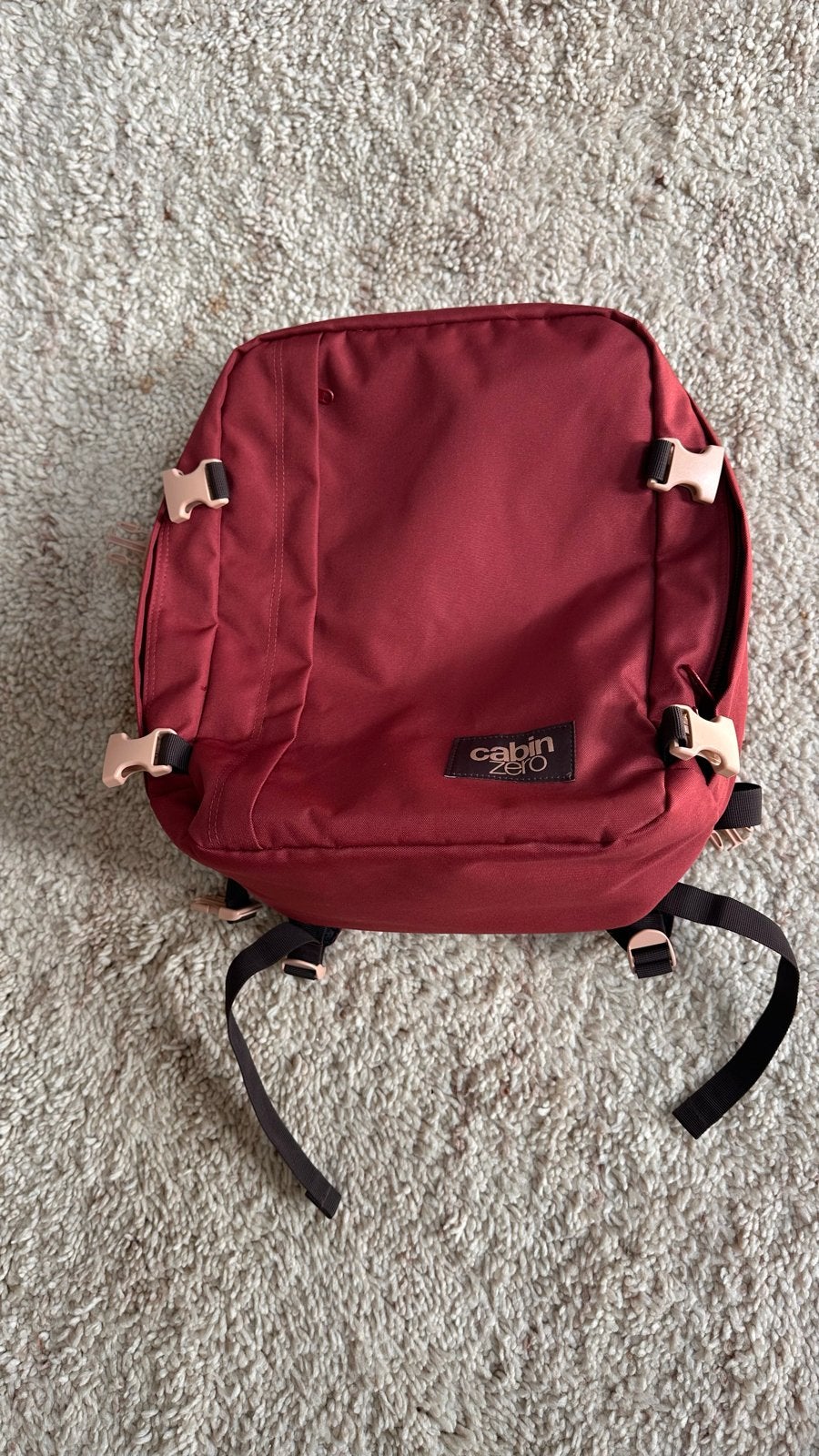 CabinZero Classic 28L Backpack - Bordeauxrood, Ophalen of Verzenden, Zo goed als nieuw, 25 tot 40 cm, Overige merken