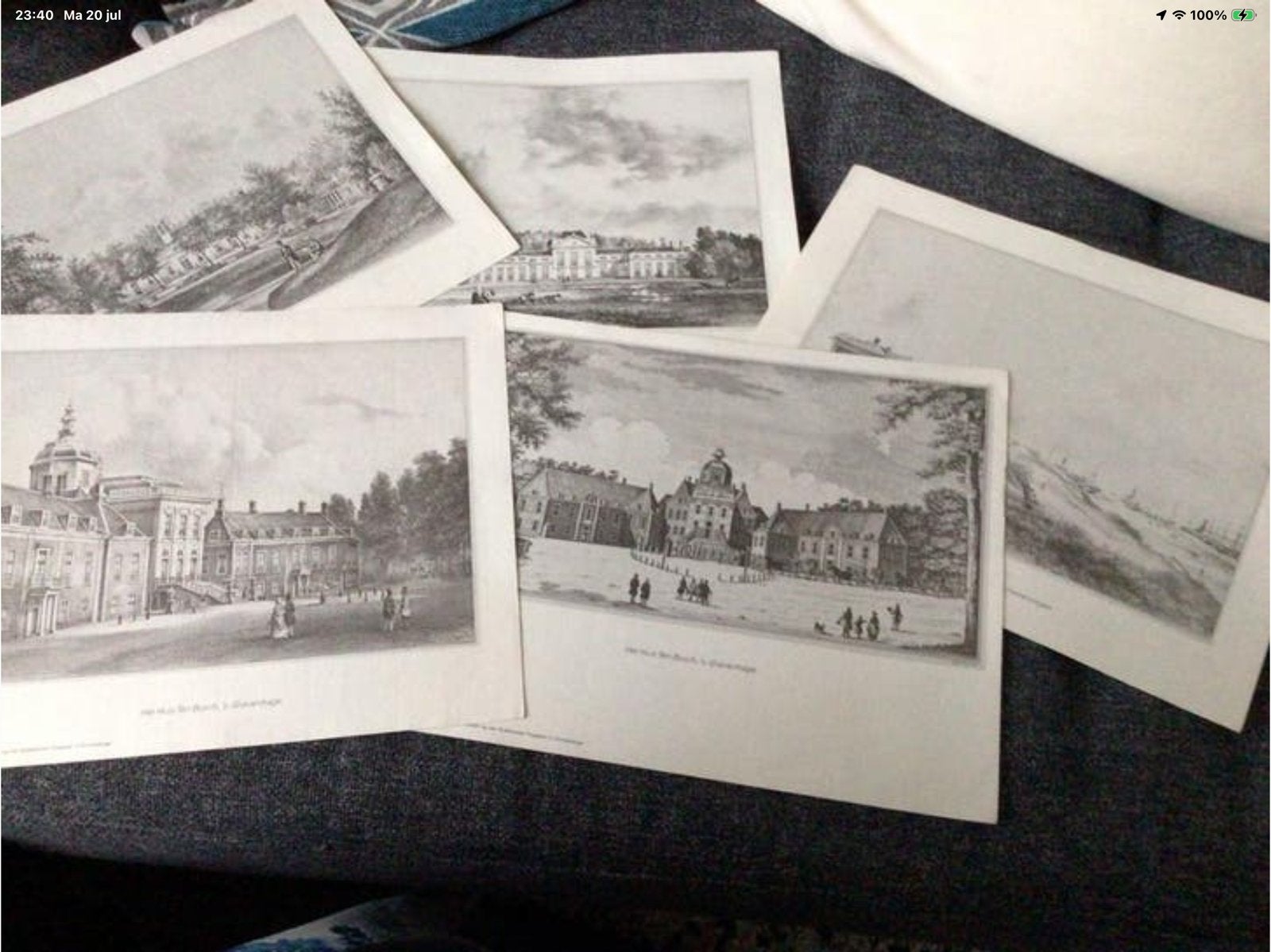 5 mooie oude PRENTEN uit DEN HAAG 🌺 uitgave vroeger PAAGMAN, Ophalen of Verzenden, Voor 1940, Zo goed als nieuw, Overige onderwerpen
