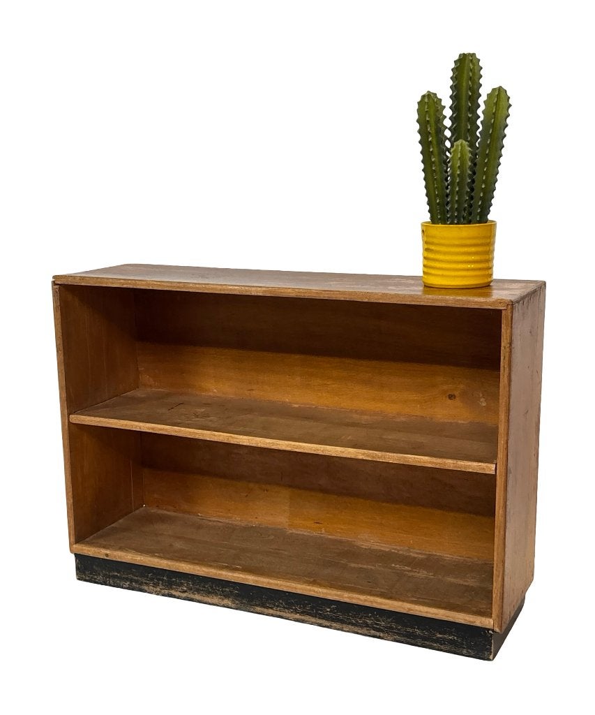 Art Deco Houten Boekenkast / Wandkast compact model, Ophalen