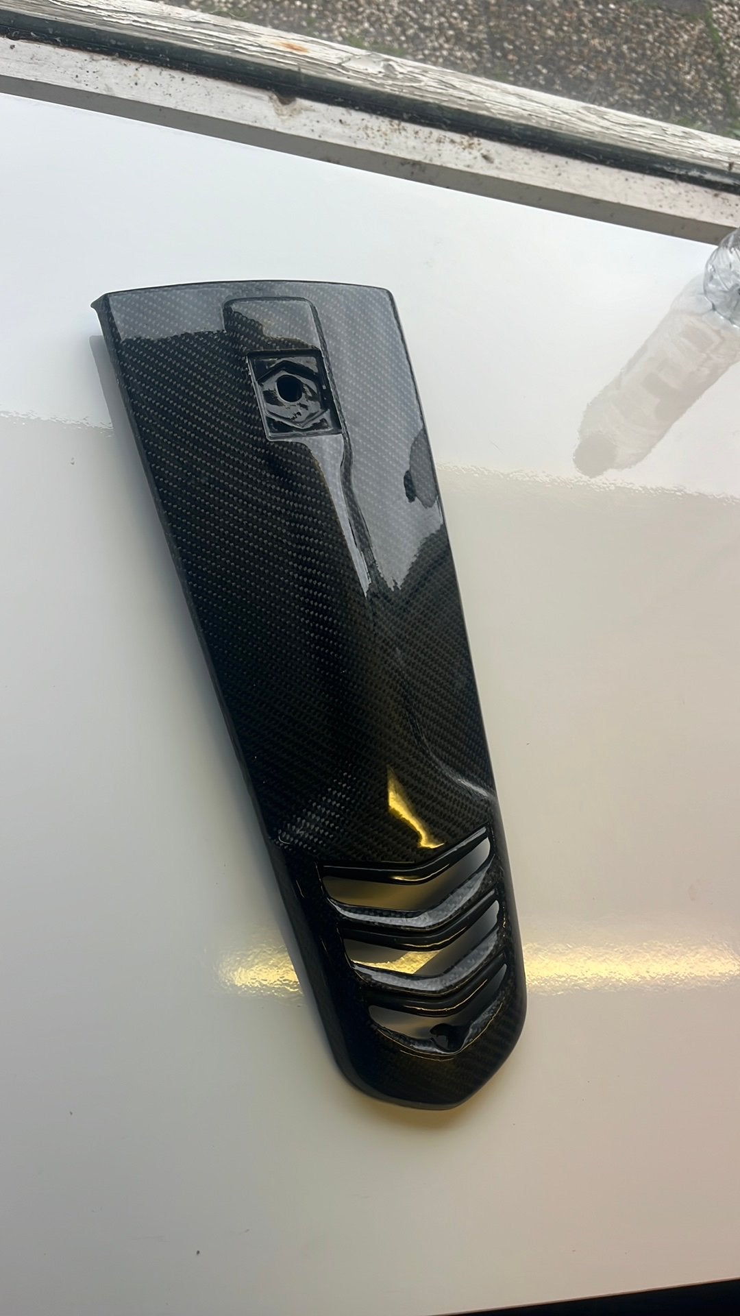 Claxonneus - Voorkap Vespa LX S - Carbon, Ophalen of Verzenden