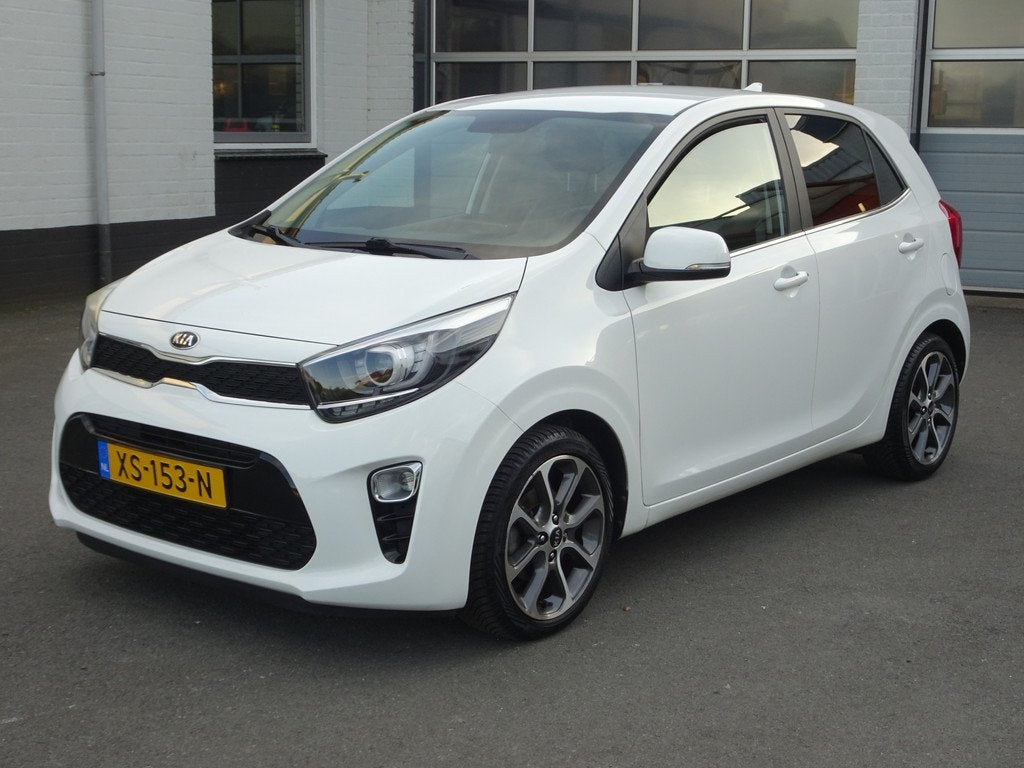 Kia Picanto 1.0 CVVT Design Edition Automatische airco, lich, Voorwielaandrijving, Gebruikt, 4 stoelen, Wit