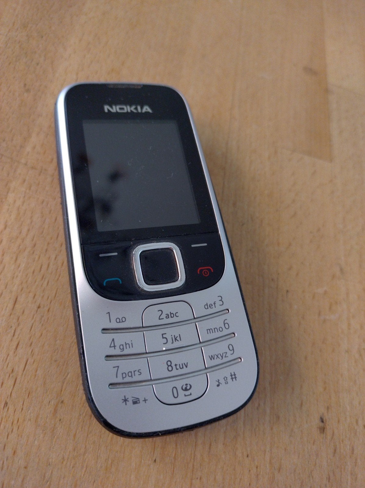 Nokia 2330, Gebruikt, Zwart, Fysiek toetsenbord, Ophalen of Verzenden