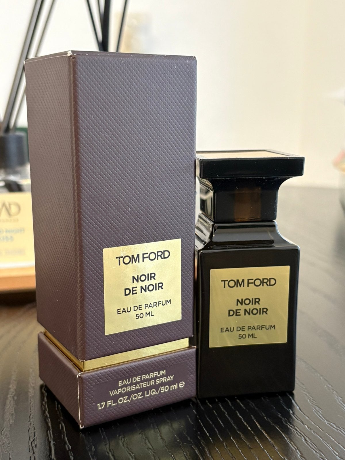 PARFUM NICHE  TOM FORD NOIR DE NOIR 50ML EDP, Ophalen of Verzenden, Zo goed als nieuw