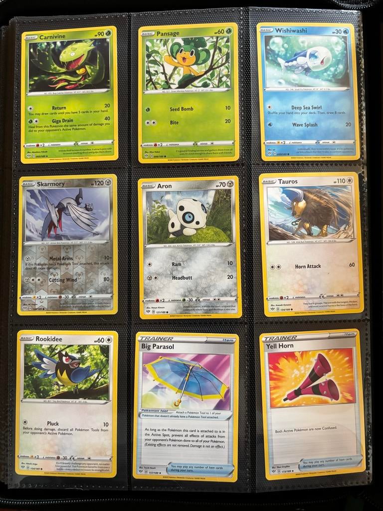 Pokémon TCG Darkness Ablaze kaarten (9 stuks), Ophalen of Verzenden, Zo goed als nieuw, Meerdere kaarten