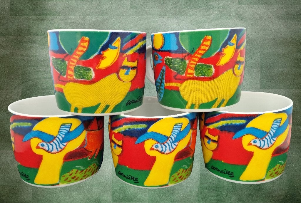 Corneille koffie/theekopjes servies L’été commencant., Overige merken, Keramiek, Nieuw, Ophalen of Verzenden