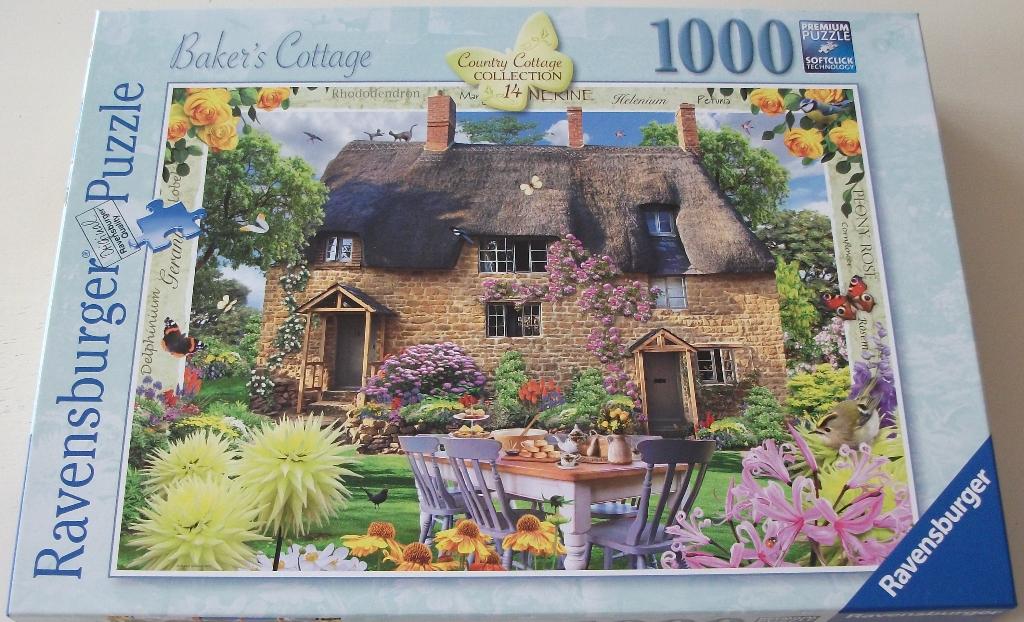 Puzzel *** BAKKERSHUIS *** 1000 stukjes Country Cottage, Ophalen of Verzenden, 500 t/m 1500 stukjes, Zo goed als nieuw, Legpuzzel