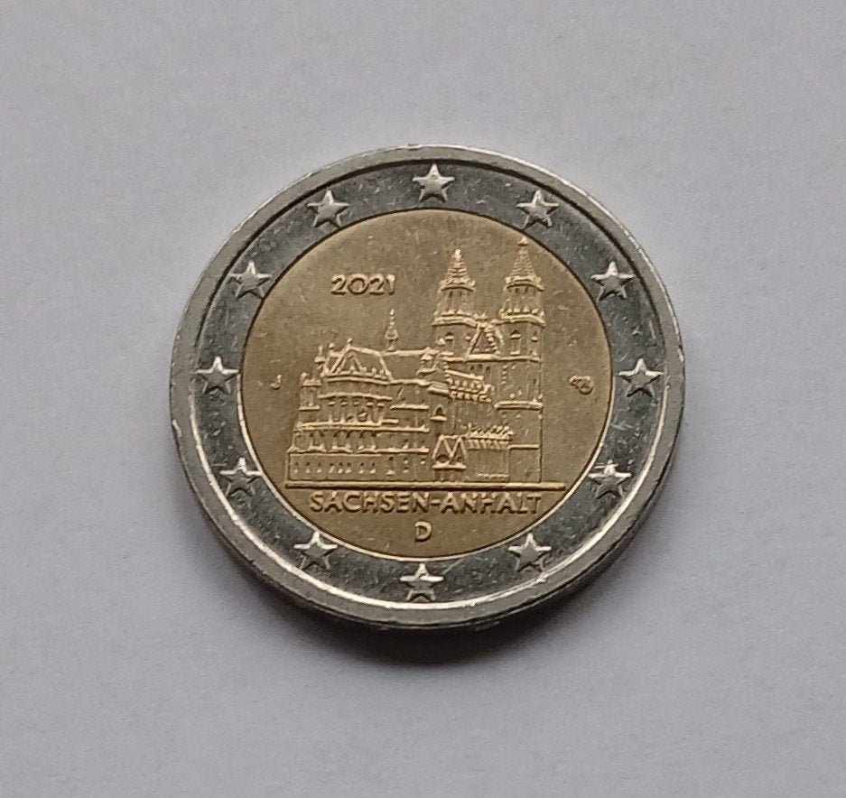 Duitsland: bijzondere 2 euromunt Sachsen-Anhalt, Ophalen of Verzenden, Duitsland, 2 euro, Losse munt