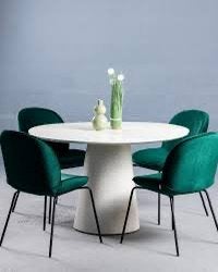 Stevige ronde eettafel, 110 cm diameter, Ophalen, Gebruikt, 100 tot 150 cm, Rond