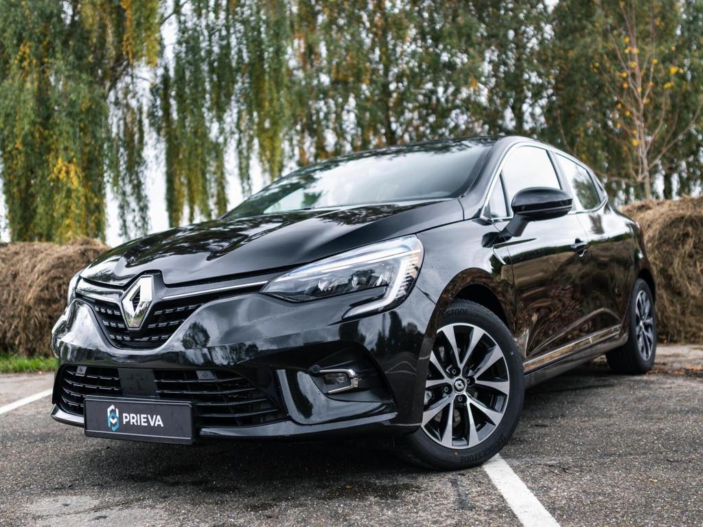 Renault Clio 1.6 E-Tech Hybrid Intens – Efficiënt, stijlv, Gebruikt, Zwart, 4 cilinders, Leder en Stof