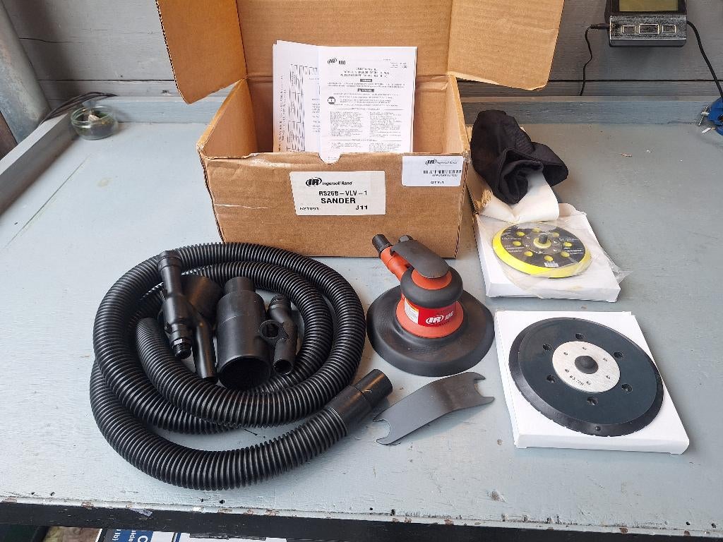 Ingersoll Rand RS26B pneumatische excentrische schuurmachine, Ophalen of Verzenden, Nieuw, 1200 watt of meer, Excentrische schuurmachine