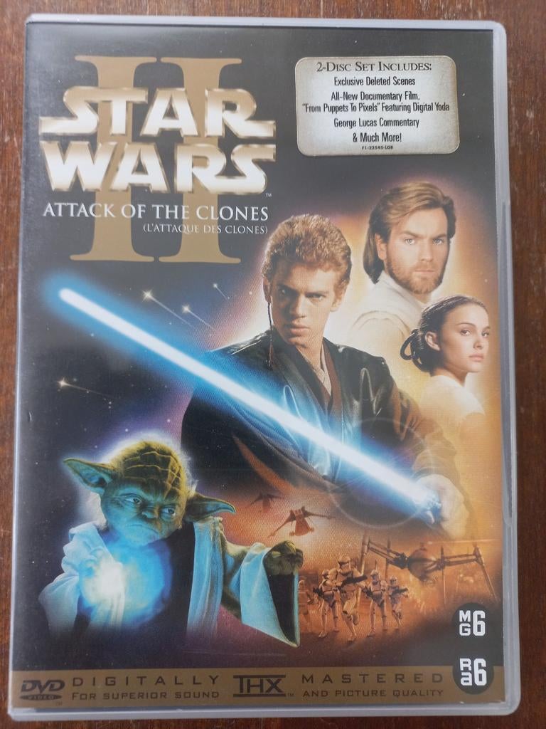 Star Wars Episode II: Attack of the Clones (DVD), Gebruikt, Boxset, Ophalen of Verzenden, Vanaf 6 jaar