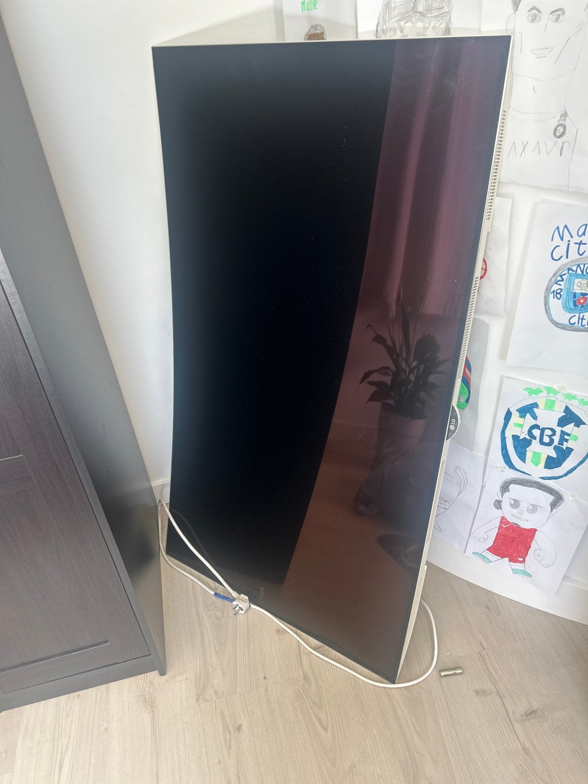 LG 55EG910V 55 inch Full HD Curved OLED Smart TV, Gebruikt, OLED, Ophalen of Verzenden, 100 Hz