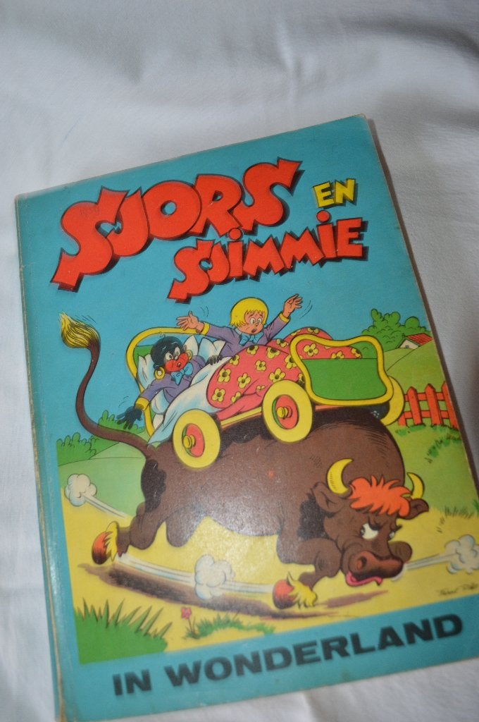 1959  Sjors en Sjimmie in Wonderland - Stripboek, Gelezen, Eén stripboek, Ophalen of Verzenden, Frans Piët