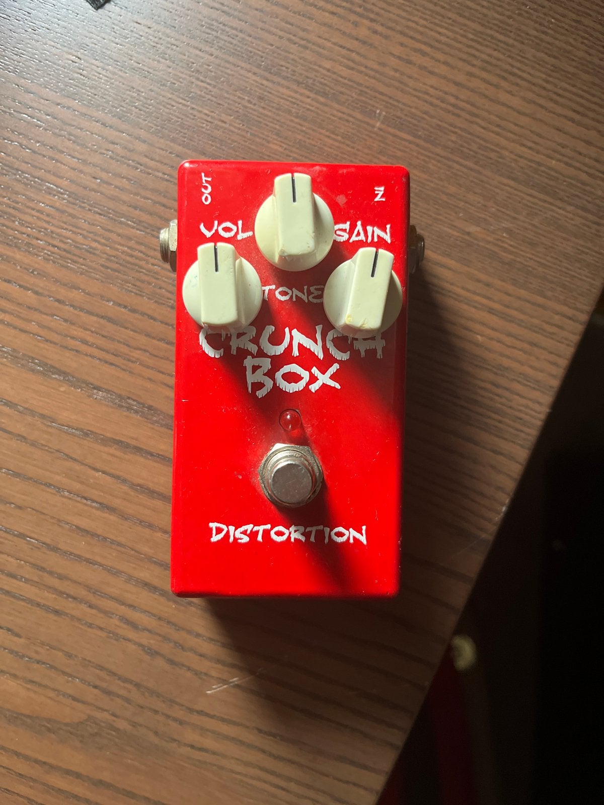 MI Audio Crunch Box Distortion Pedaal, Ophalen of Verzenden, Gebruikt, Distortion, Overdrive of Fuzz
