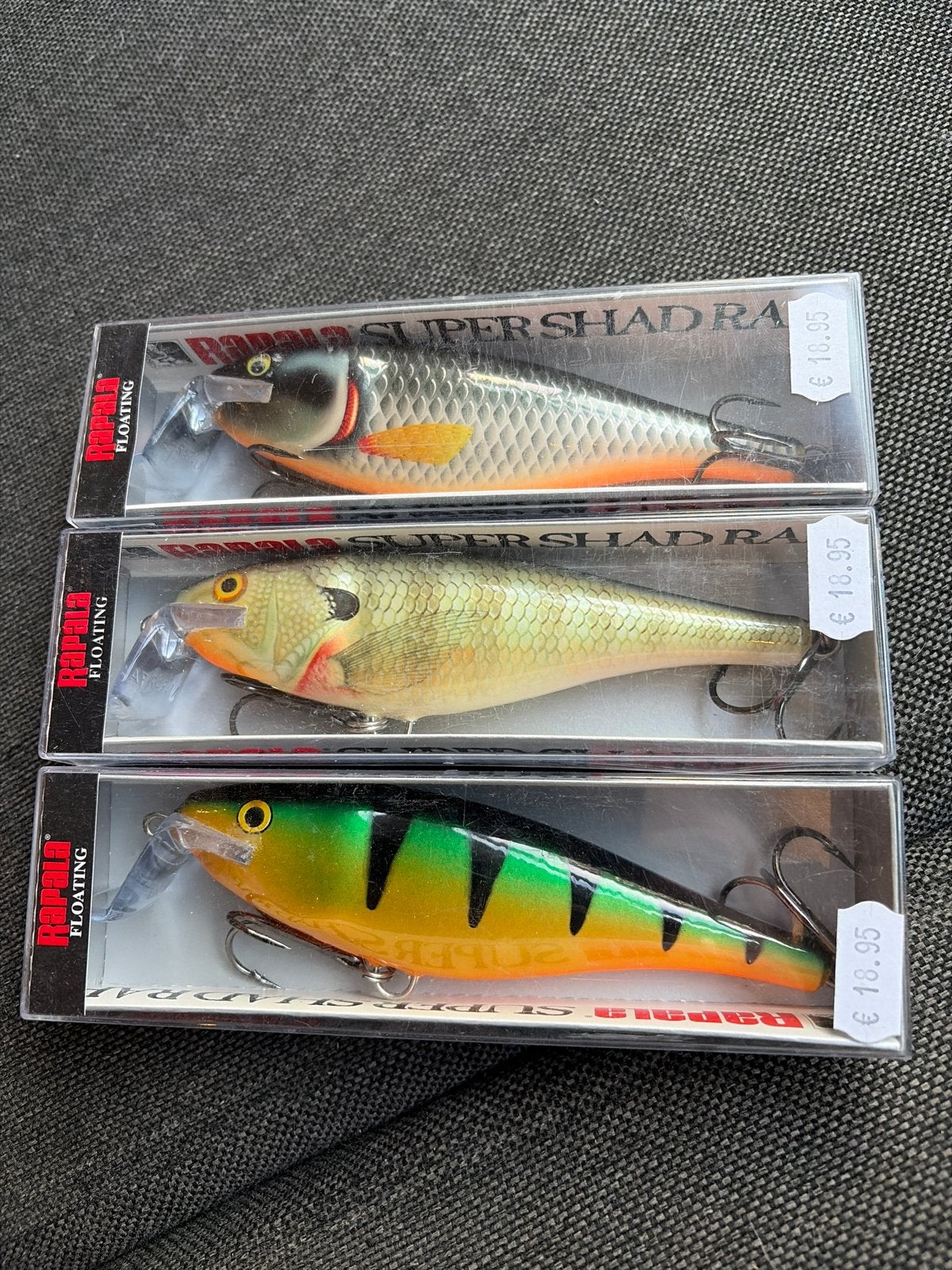 Rapala Super Shad Rap SSR-14 Kunstaas Set (3 stuks), Ophalen of Verzenden, Nieuw, Overige typen