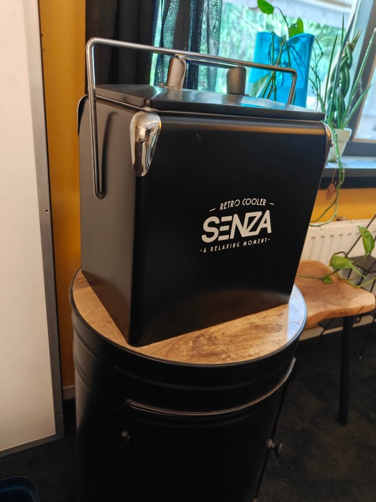 Senza Retro cooler zwart, Ophalen of Verzenden, Gebruikt, Koelbox, Koelelement