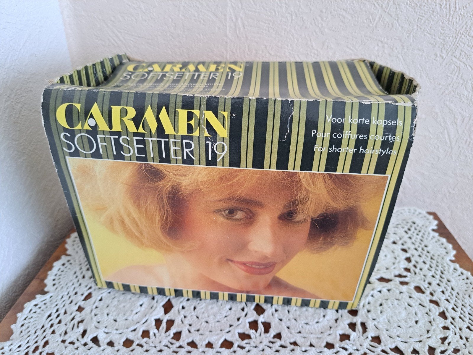 Carmen Softsetter 19 - Vintage krulset uit de jaren '80, Ophalen of Verzenden, Zo goed als nieuw, Haarverzorging