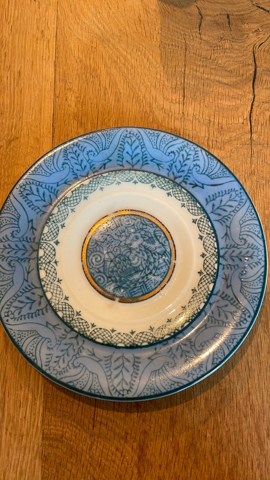 Twee blauwe bordjes, Ophalen of Verzenden